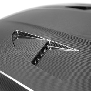 Ford Focus ST Hood - Anderson Composites - Type-SA Carbon Fiber - 2025+